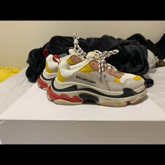 balenciaga color block sneakers